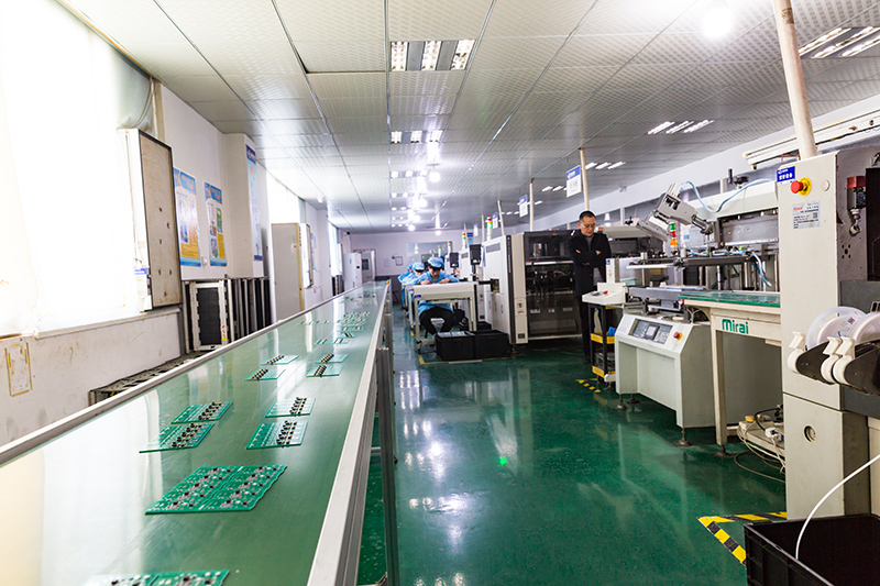 SMT生产车间一角