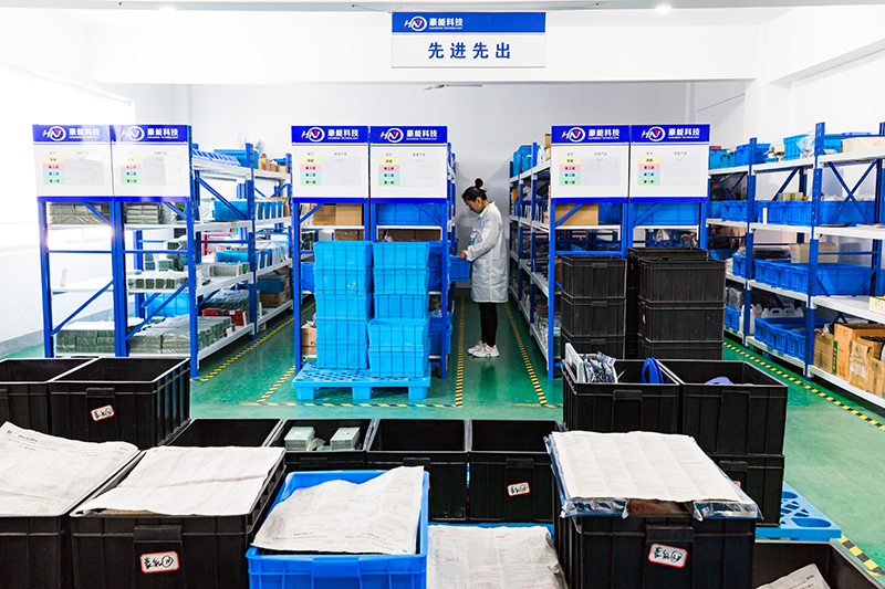 电子元件仓库一角